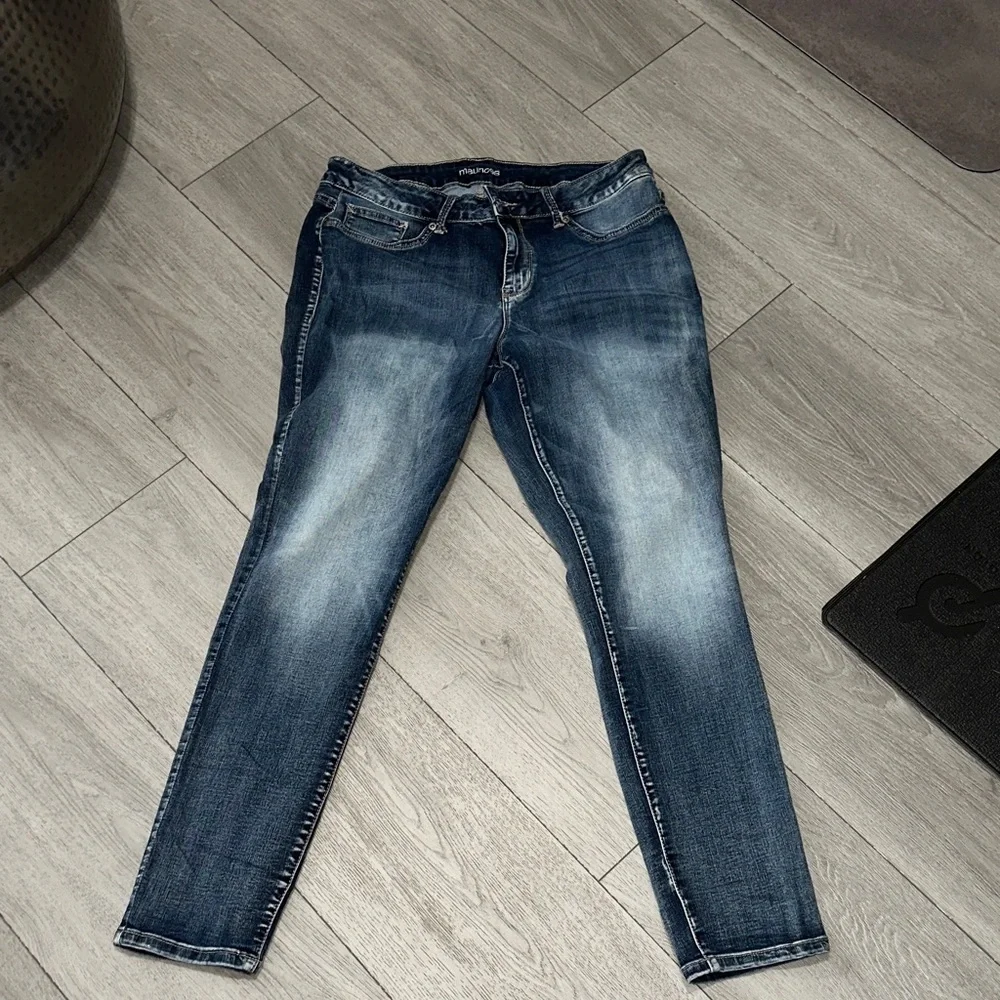 NWOT Maurice’s Dark Blue Skinny Jeans size XXL-Long - Picture 2 of 9